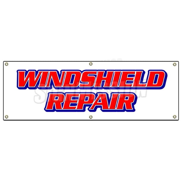 48x120 Windshield Repair Banner Sign Glass Repair Specialist Automotive Cars 48x120 Windshield Repair Banner Sign Glass Repair Specialist Automotive Cars